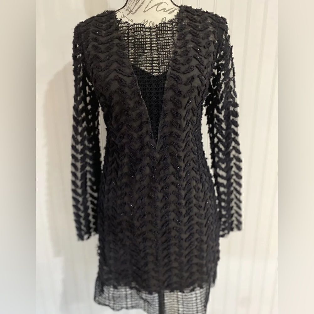 Tracy Reese Black Label Shera Black Formal Dress